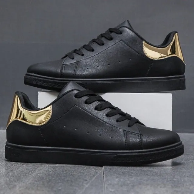 Men Colorblock Lace-up Front Sneakers