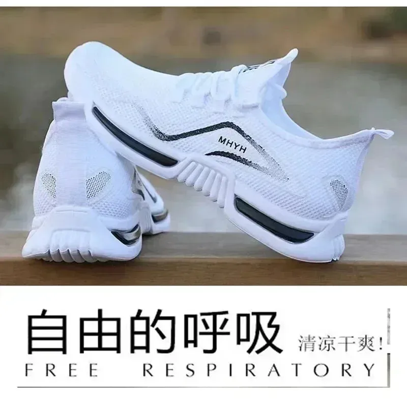 Men Shoes Yez Slip on Fashion Sneakers Male Sport Running Shoes Breathable Training Walking Tennis Shoes