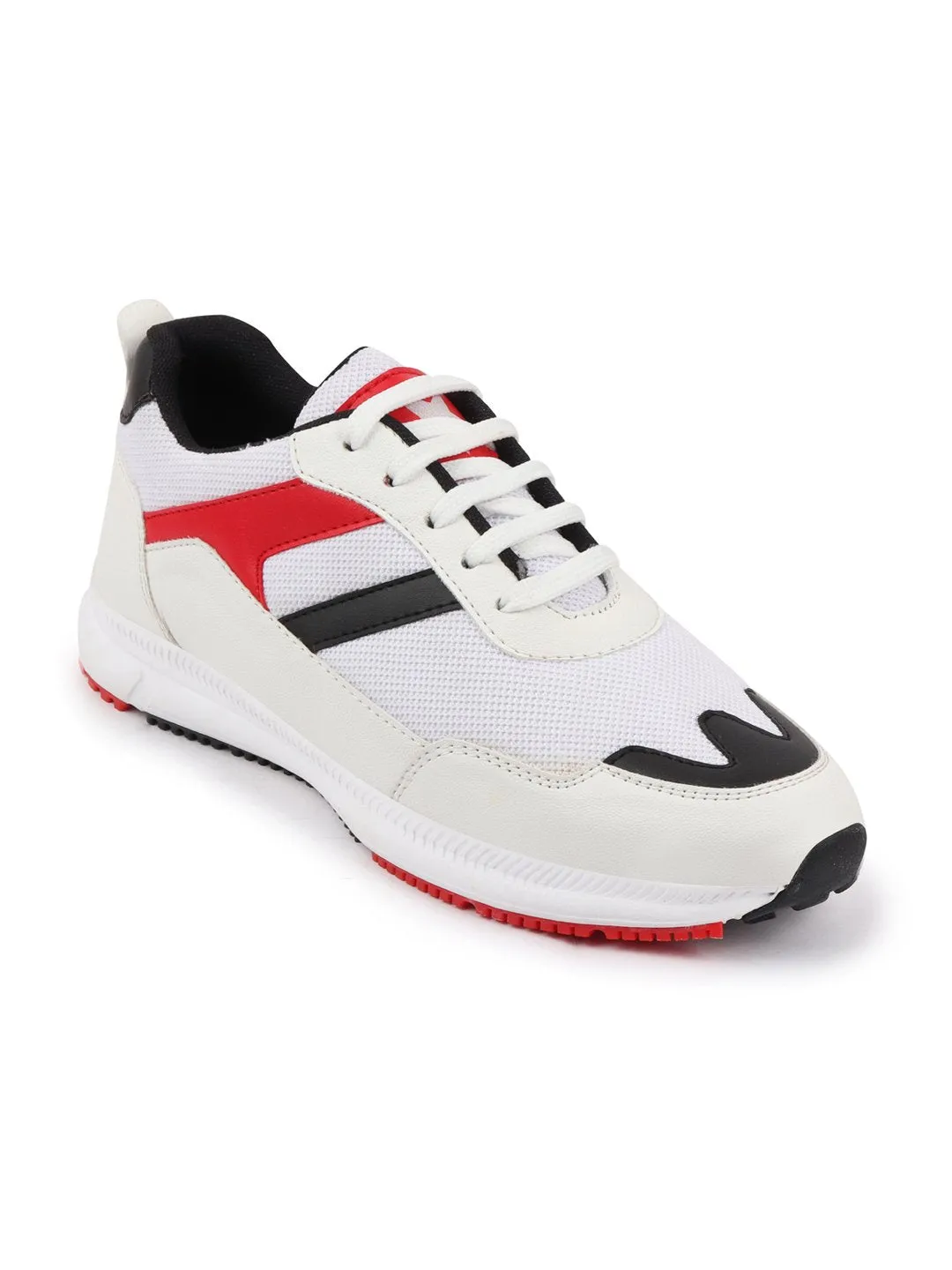 Men White Sports & Outdoor Running Shoes