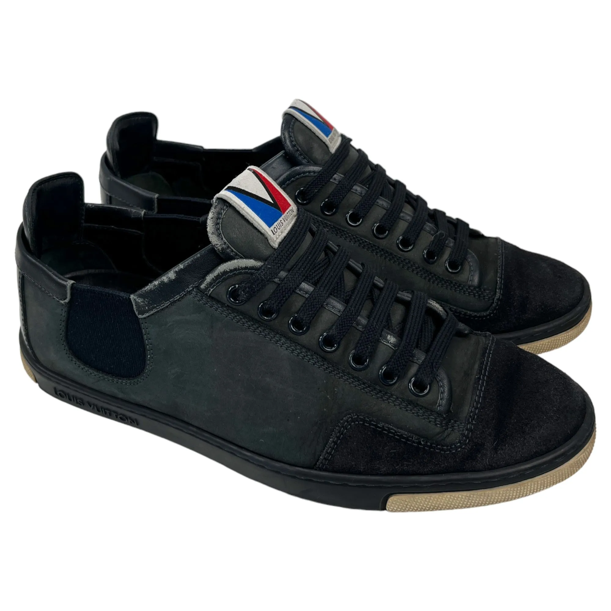 Men's Logo Low Trainers Black Size EU 40 / UK 6