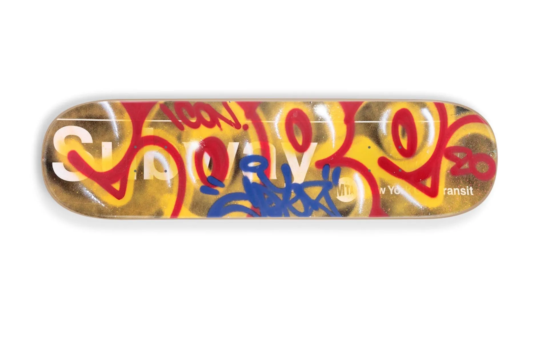 MTA Throwie Skateboard Deck by Cope2- Fernando Carlo