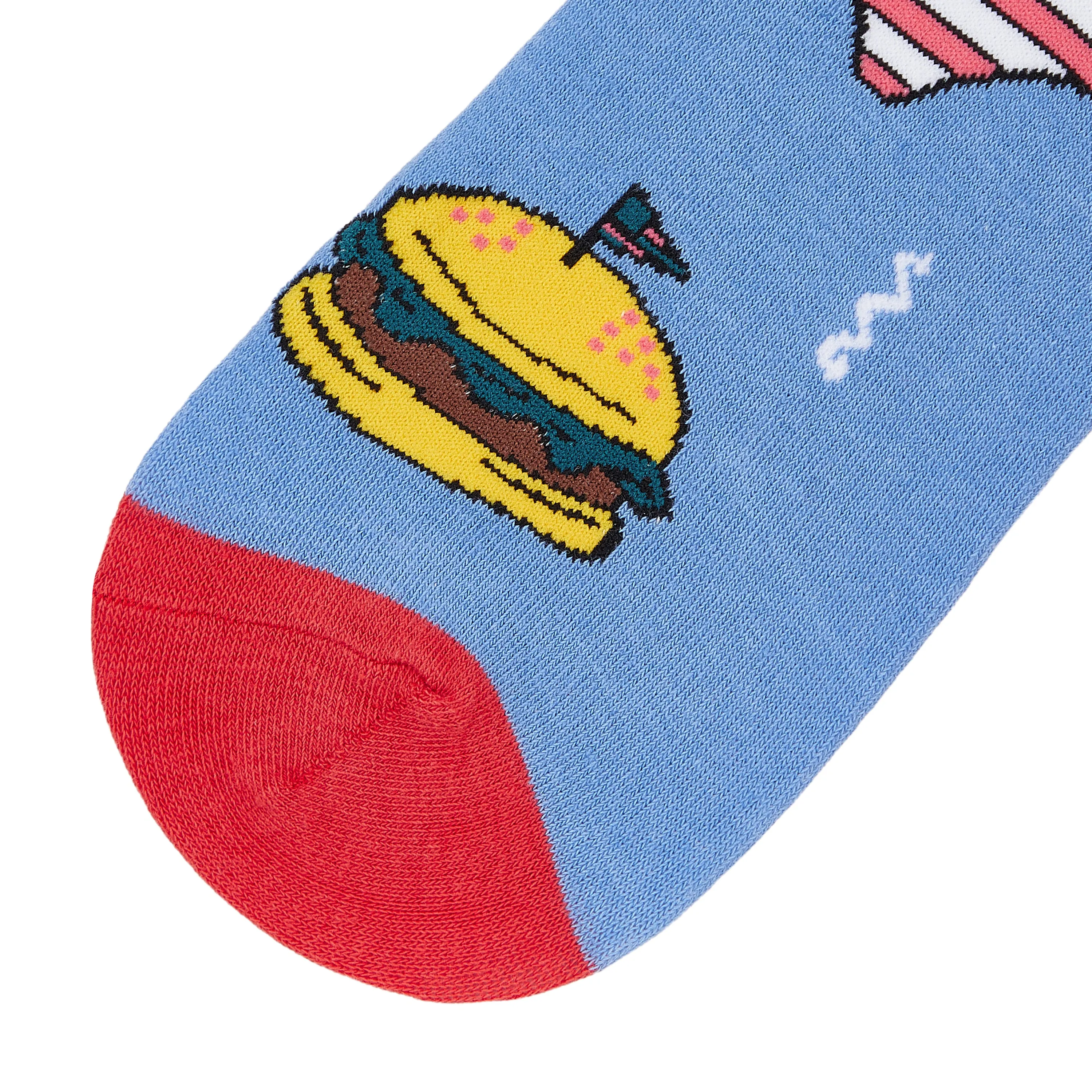 Murrica Printed Crew Length Socks