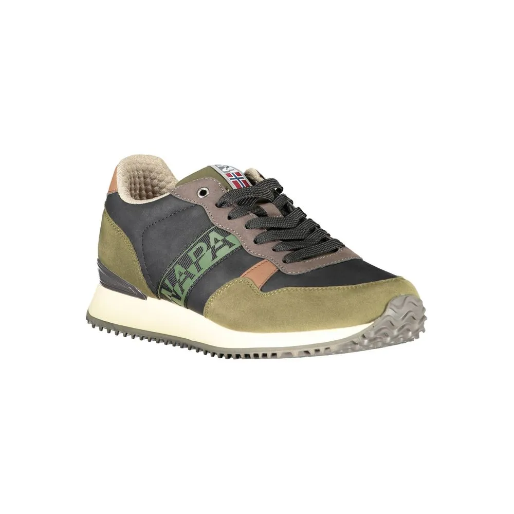 Napapijri Green Polyester Men Sneaker