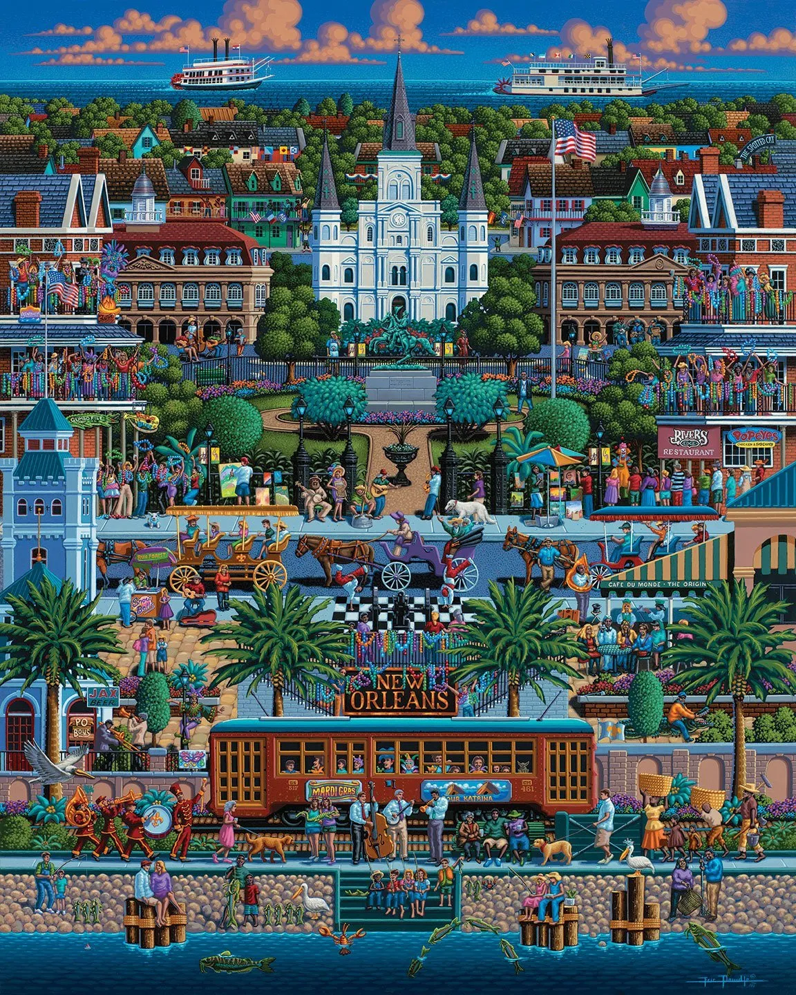 New Orleans 500 Piece Puzzle - Quick Ship