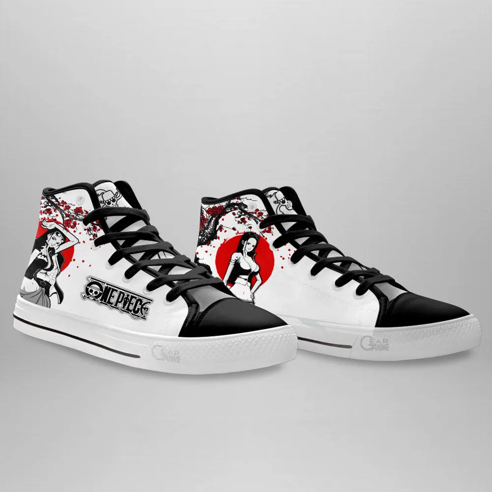 Nico Robin High Top Shoes Custom Anime OP Sneakers Japan Style