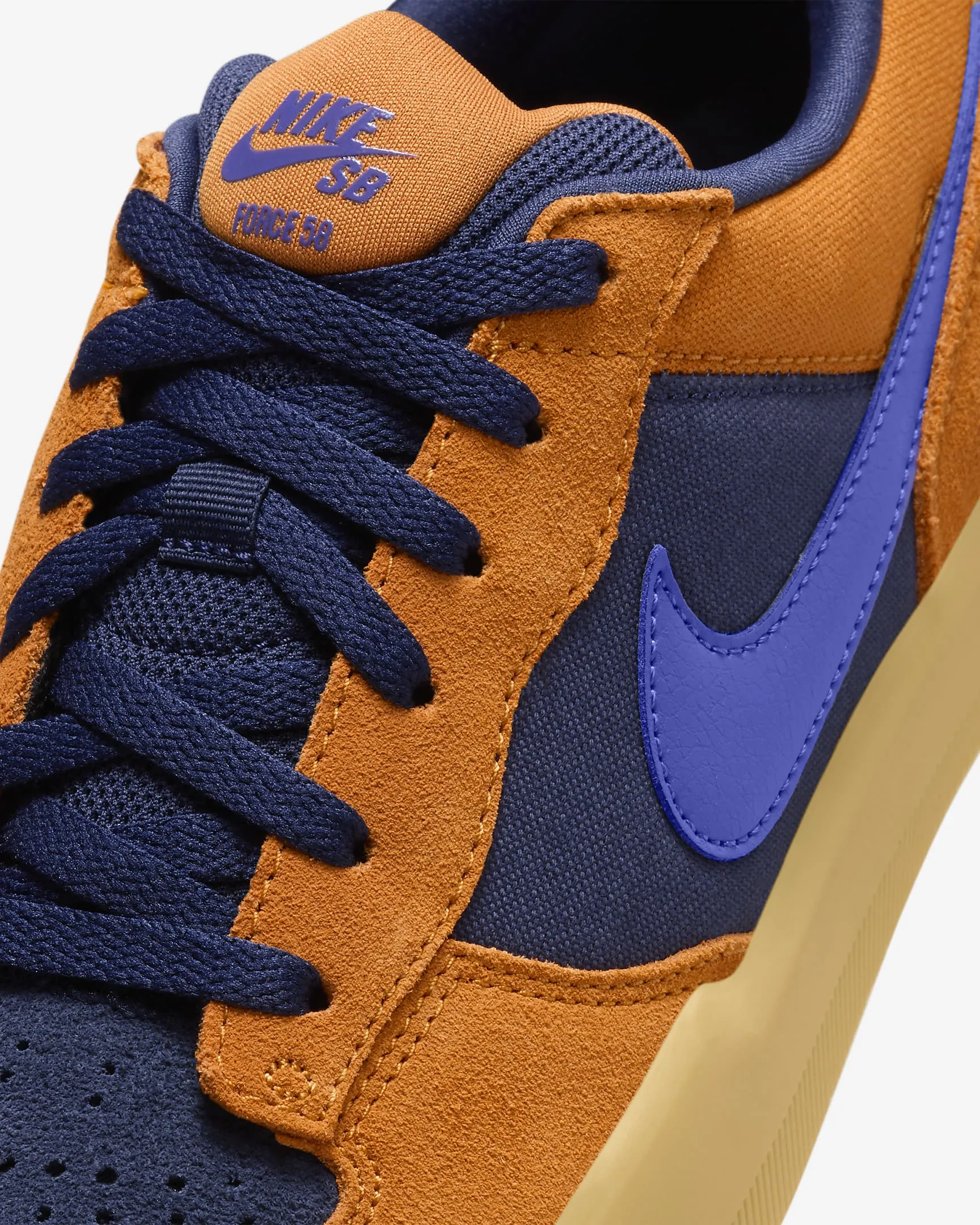 Nike SB Force 58 - Monarch/Midnight Navy/Gum Light Brown/Persian Violet