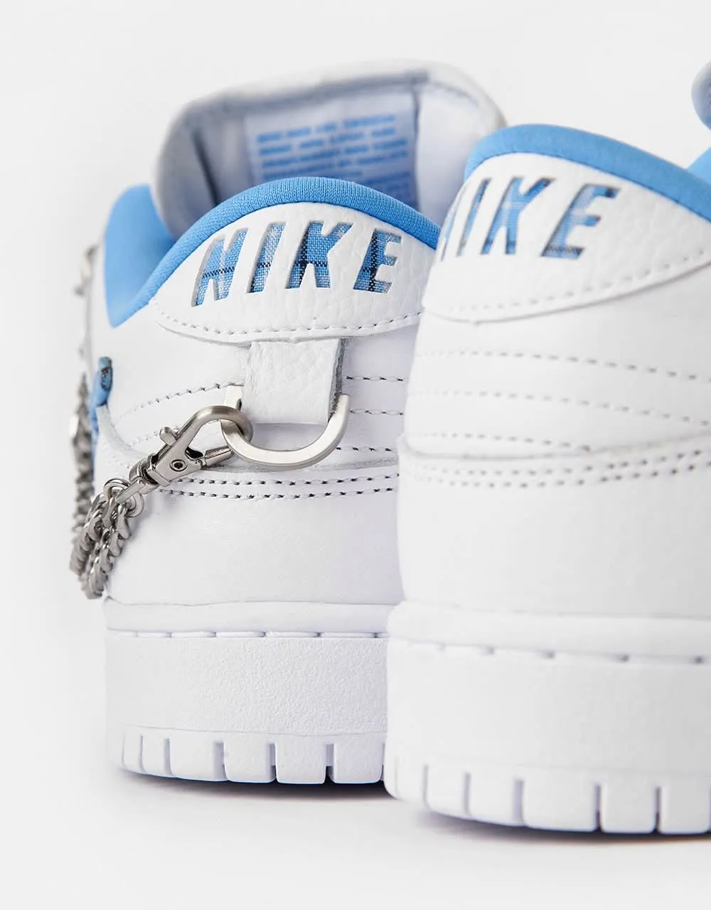 Nike SB 'Nicole Hause' Dunk Low Pro QS Skate Shoes - White/University Blue-White