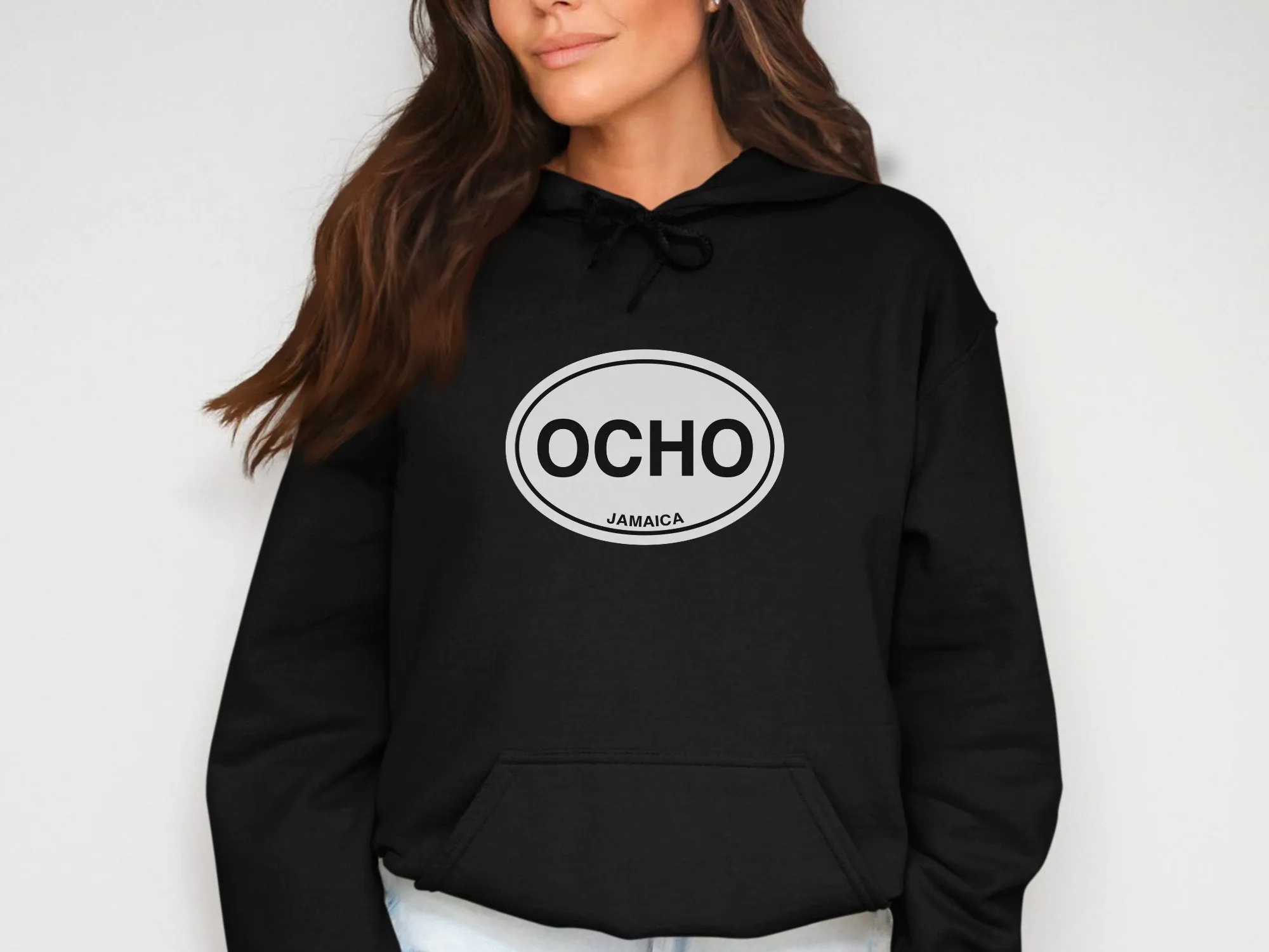 Ocho Rios Oval Logo Vacation Travel Hoodie Gift Souvenir