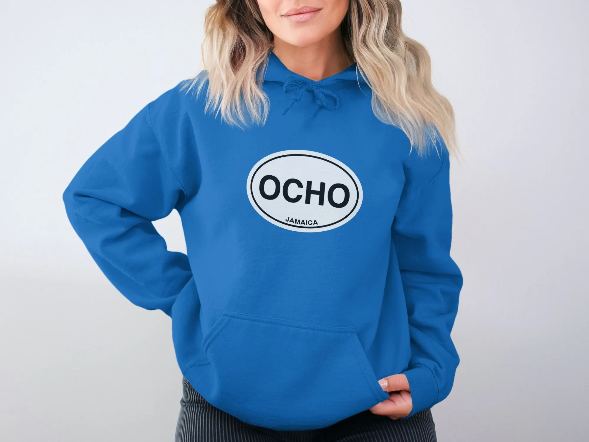 Ocho Rios Oval Logo Vacation Travel Hoodie Gift Souvenir