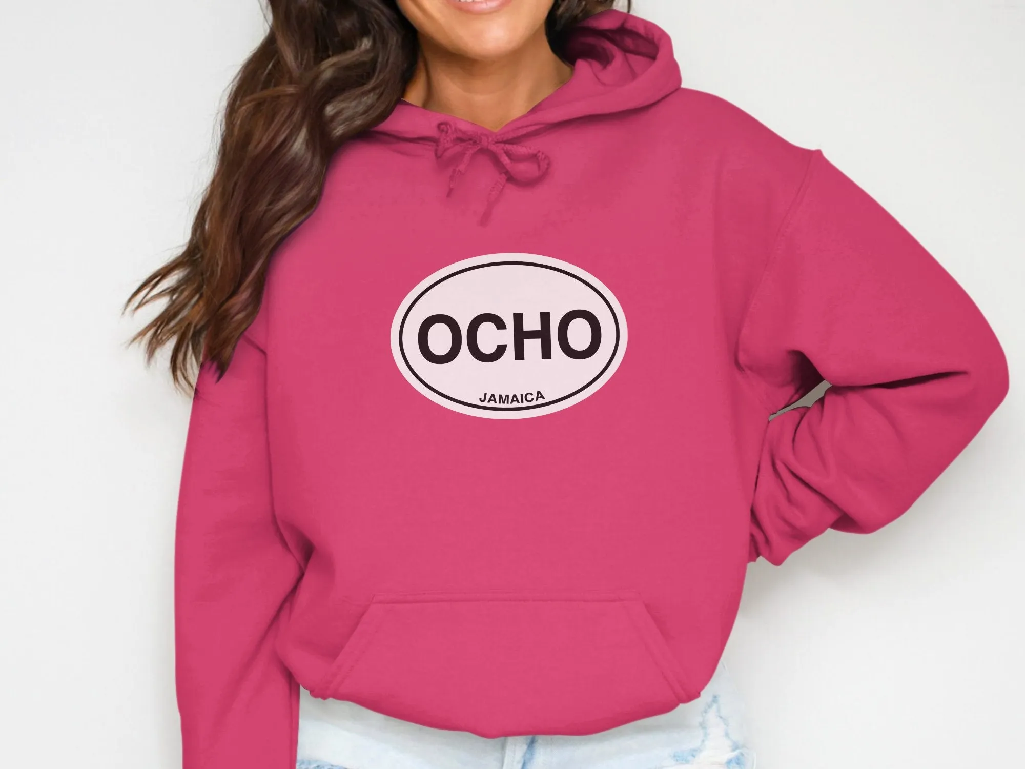 Ocho Rios Oval Logo Vacation Travel Hoodie Gift Souvenir