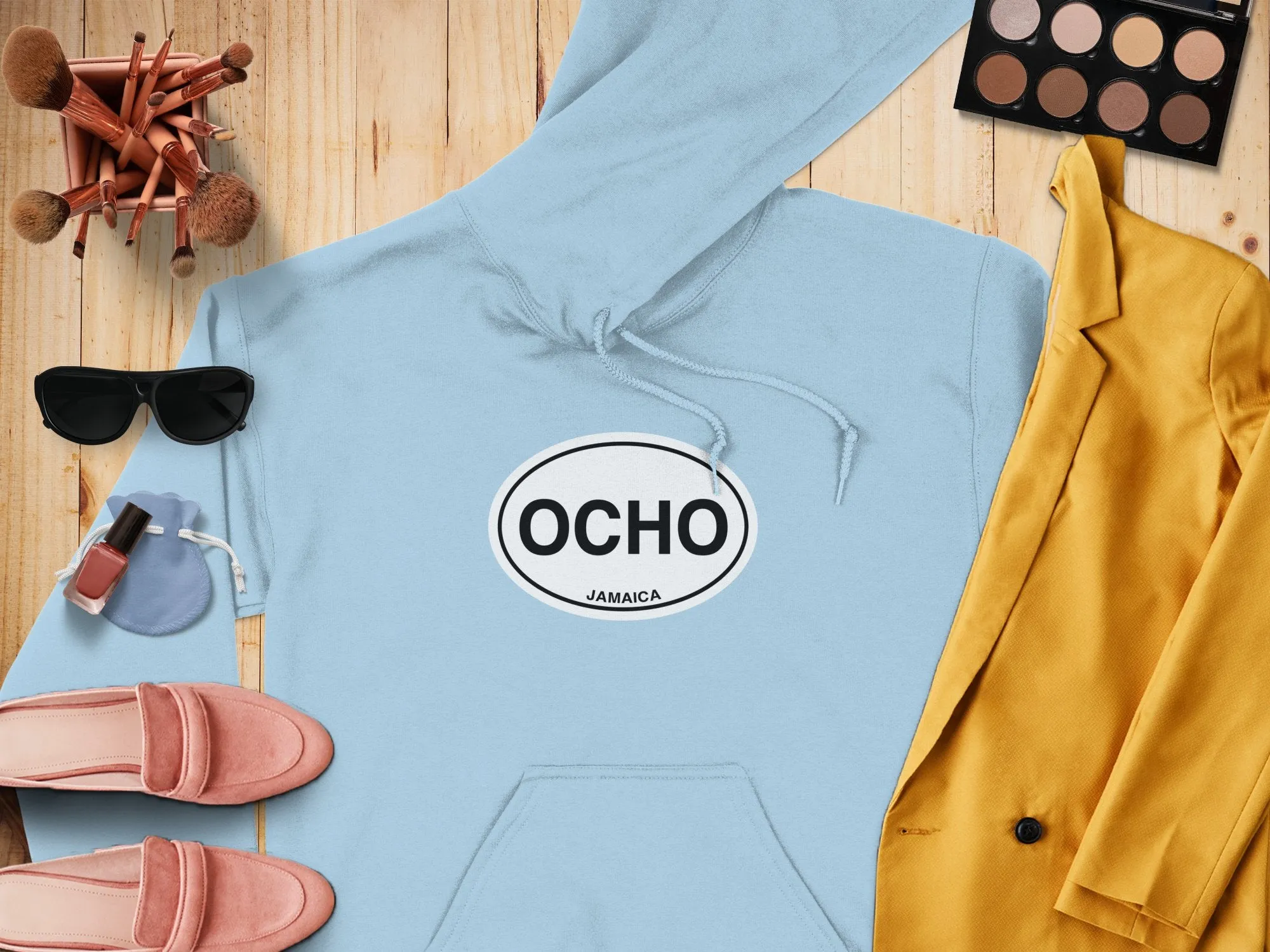 Ocho Rios Oval Logo Vacation Travel Hoodie Gift Souvenir