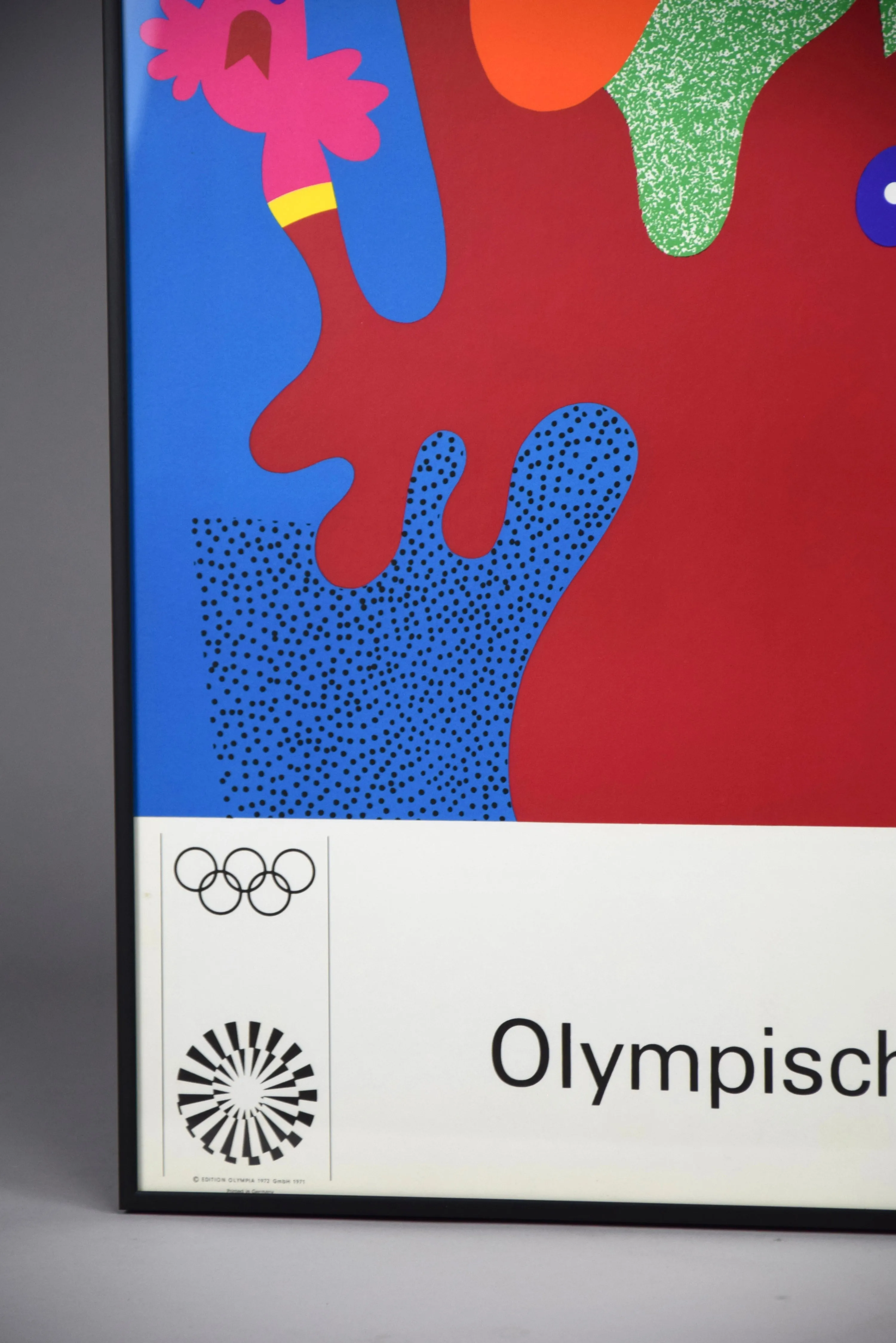 Otmar Alt Original 1972 Olympic Poster