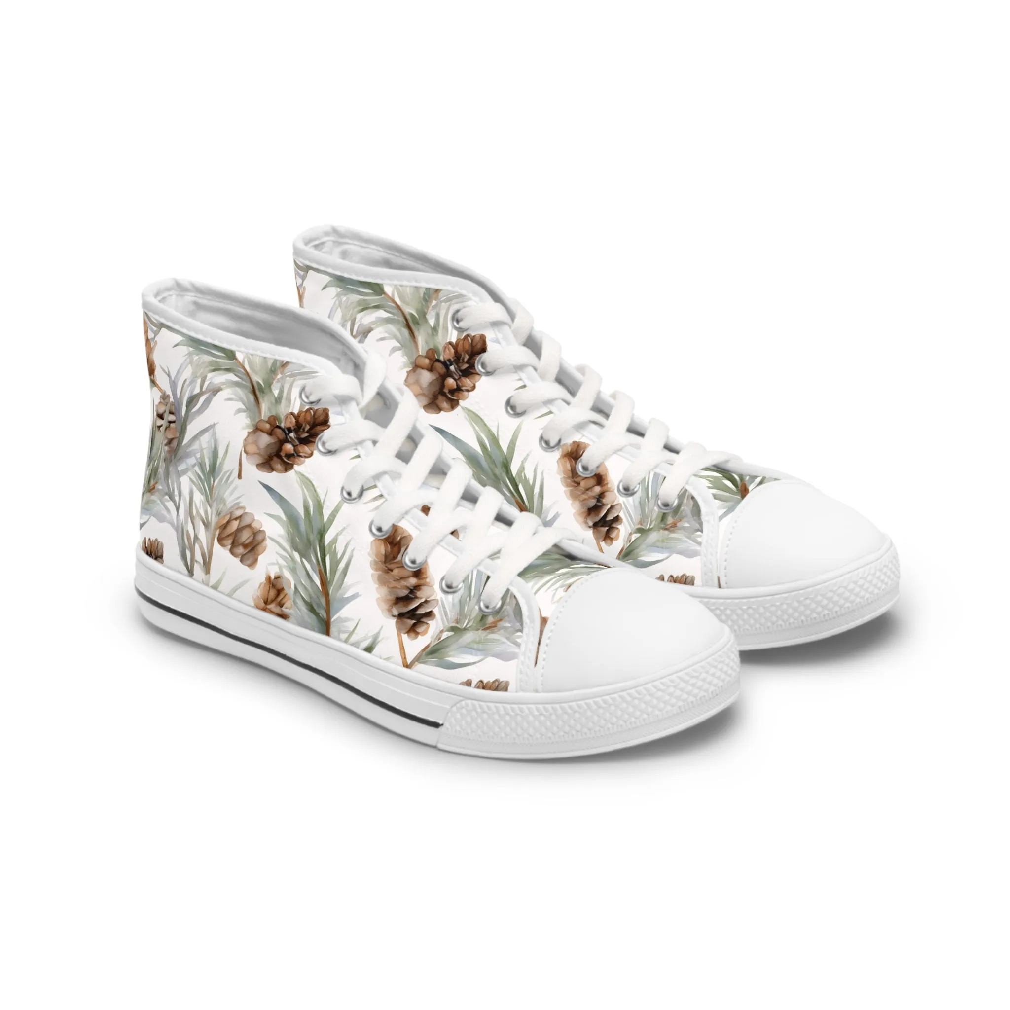 Pine Cones Women's High Top Sneakers