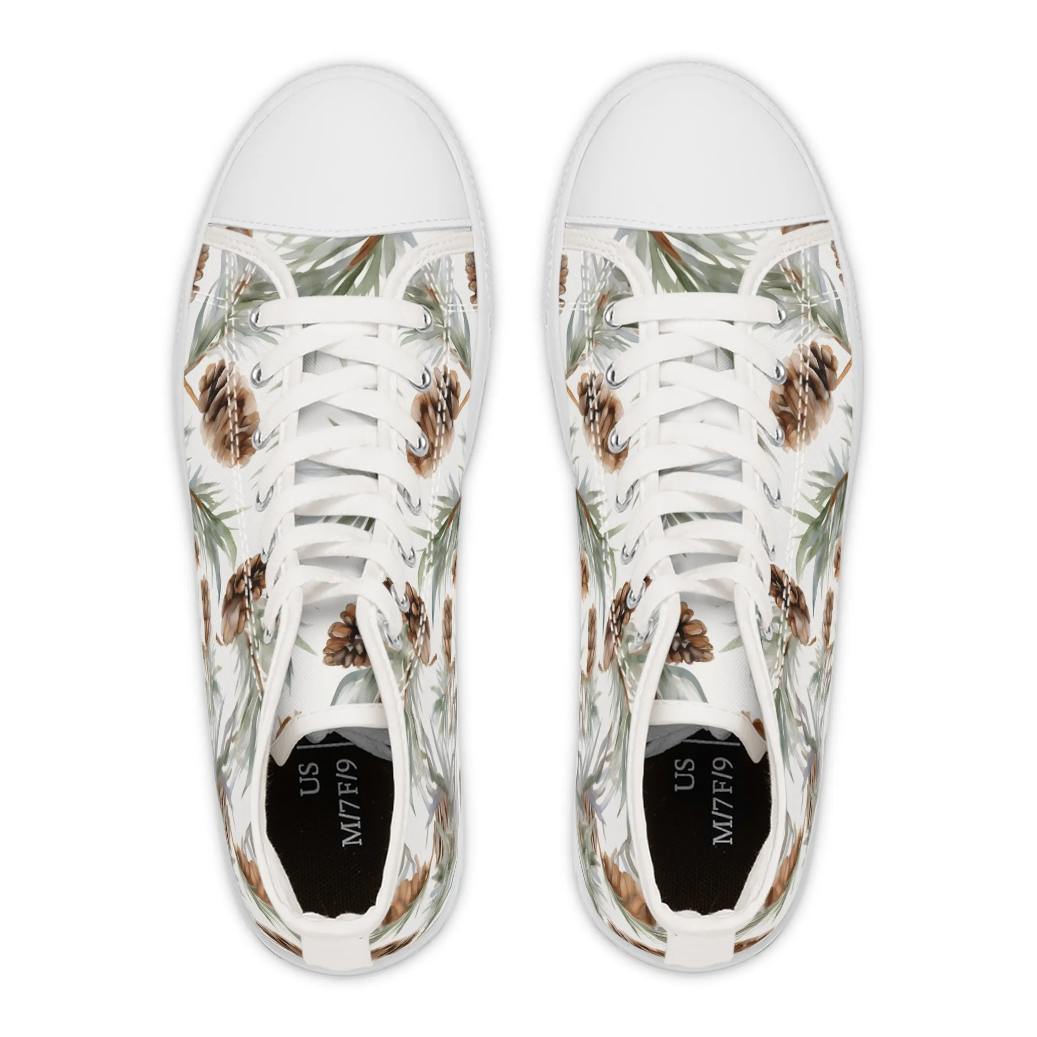 Pine Cones Women's High Top Sneakers