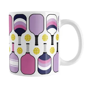 Pink Purple Navy Pickleball Mug