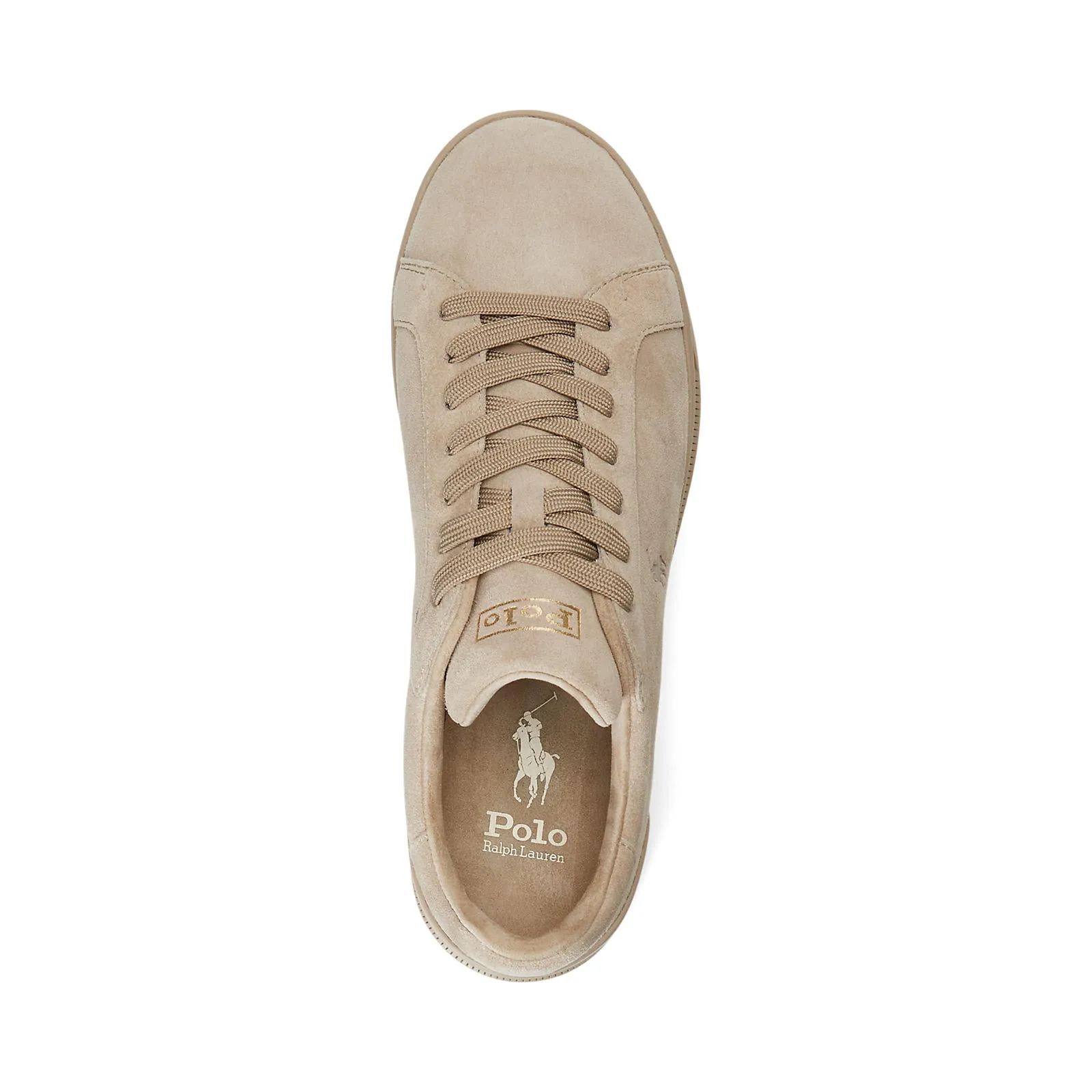 Polo Ralph Lauren - Heritage Court II Sneaker - High Top - Suede - Milkshake