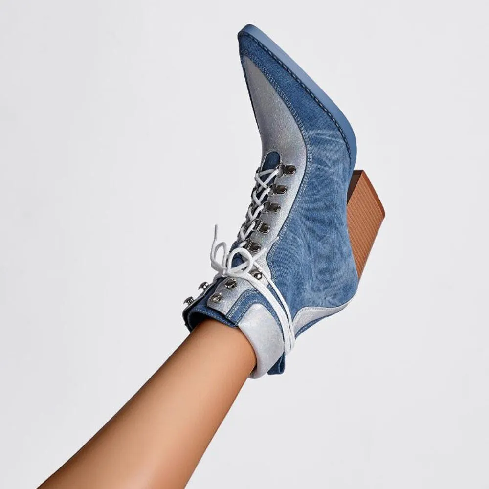 Pre Order:  Love Denim Booties