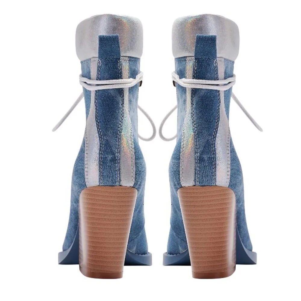 Pre Order:  Love Denim Booties