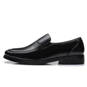 PRESTON - Men's Black Leather Formal Shoes