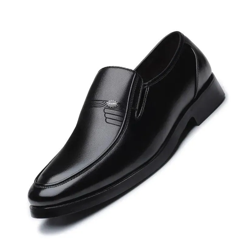 PRESTON - Men's Black Leather Formal Shoes