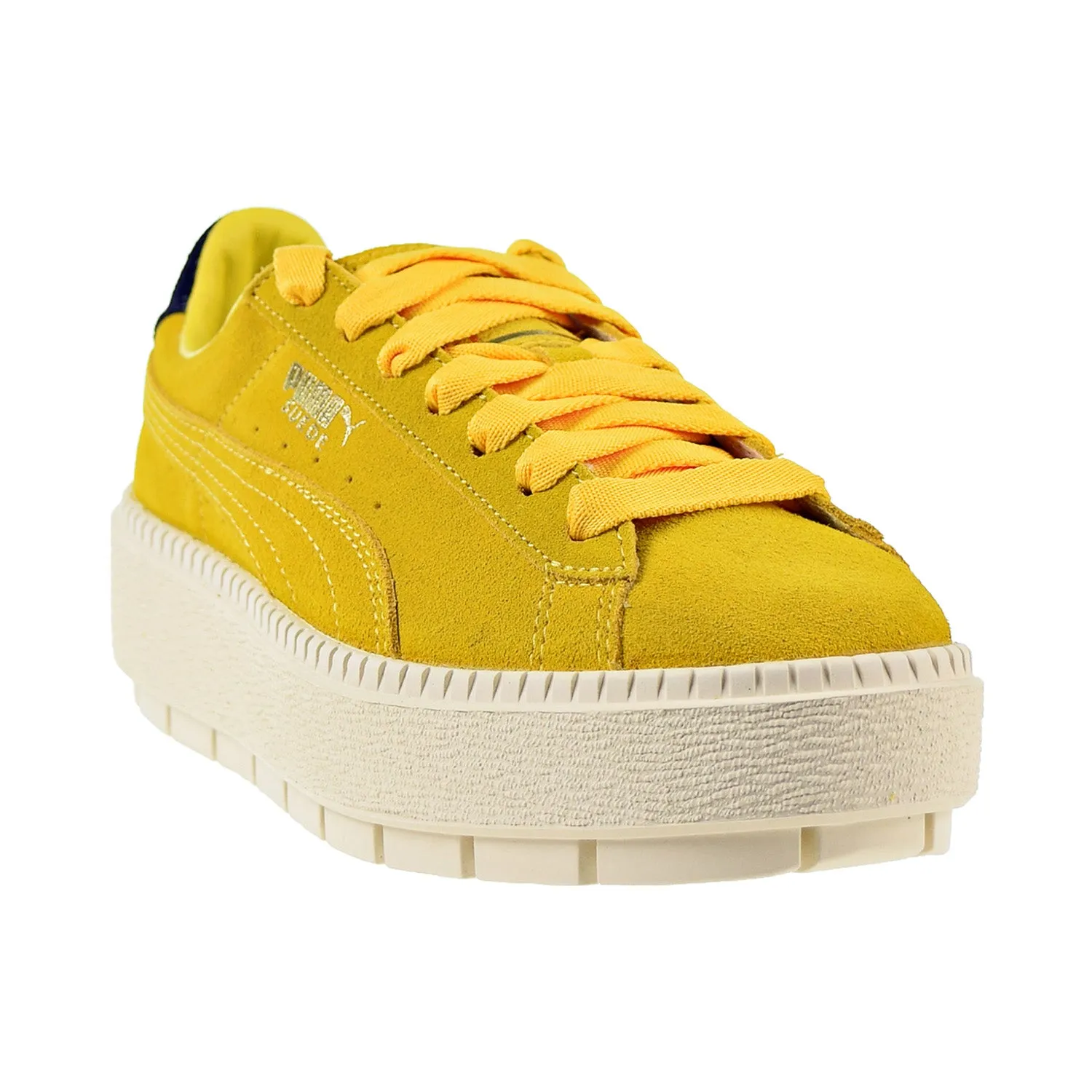 Puma Platform Trace Bold Women's Shoes Lemon-Evening Blue