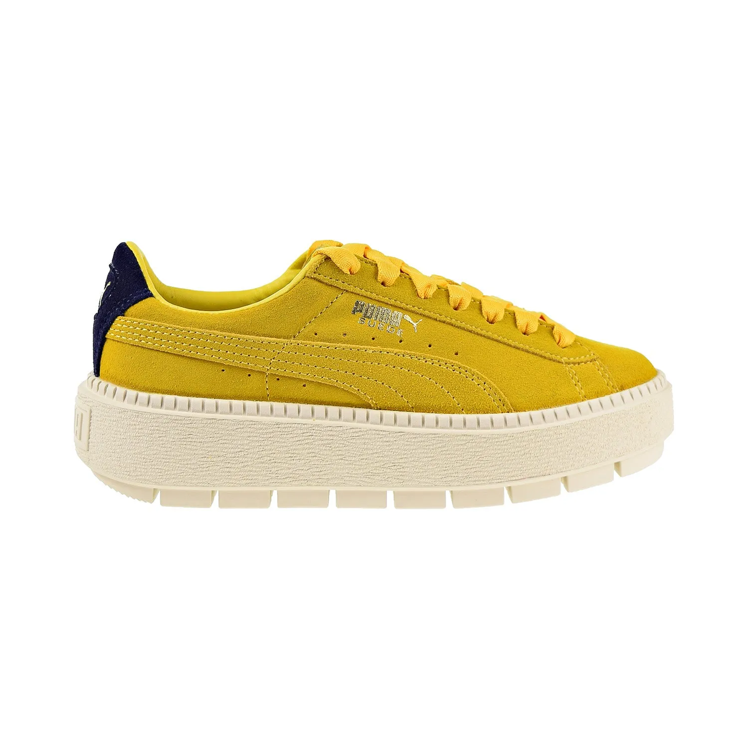 Puma Platform Trace Bold Women's Shoes Lemon-Evening Blue