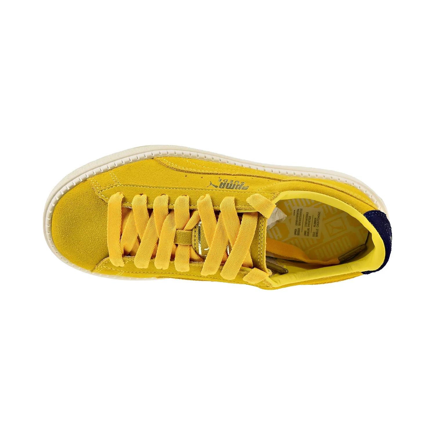 Puma Platform Trace Bold Women's Shoes Lemon-Evening Blue