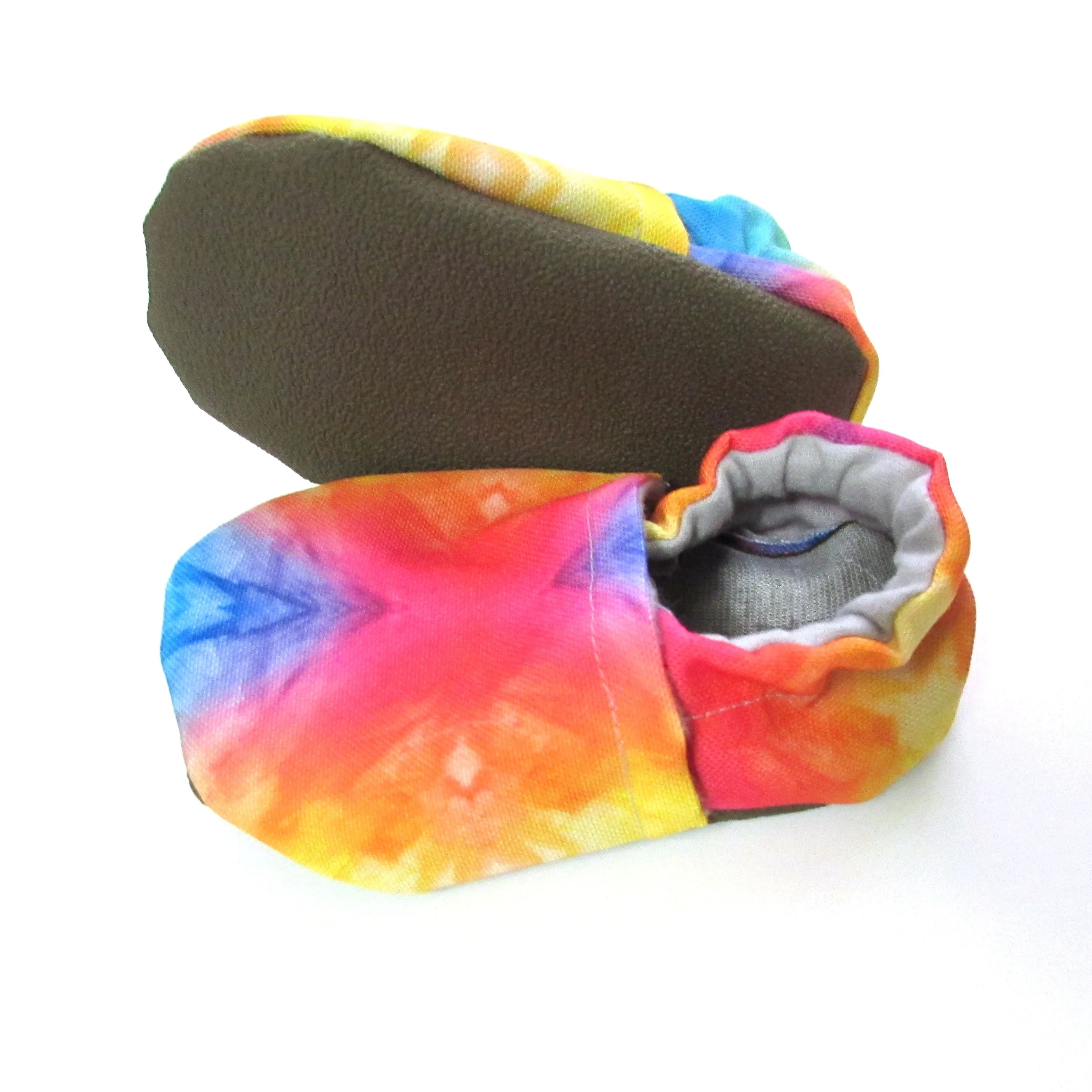 Rainbow Paint Baby Eco-Canvas Shoes