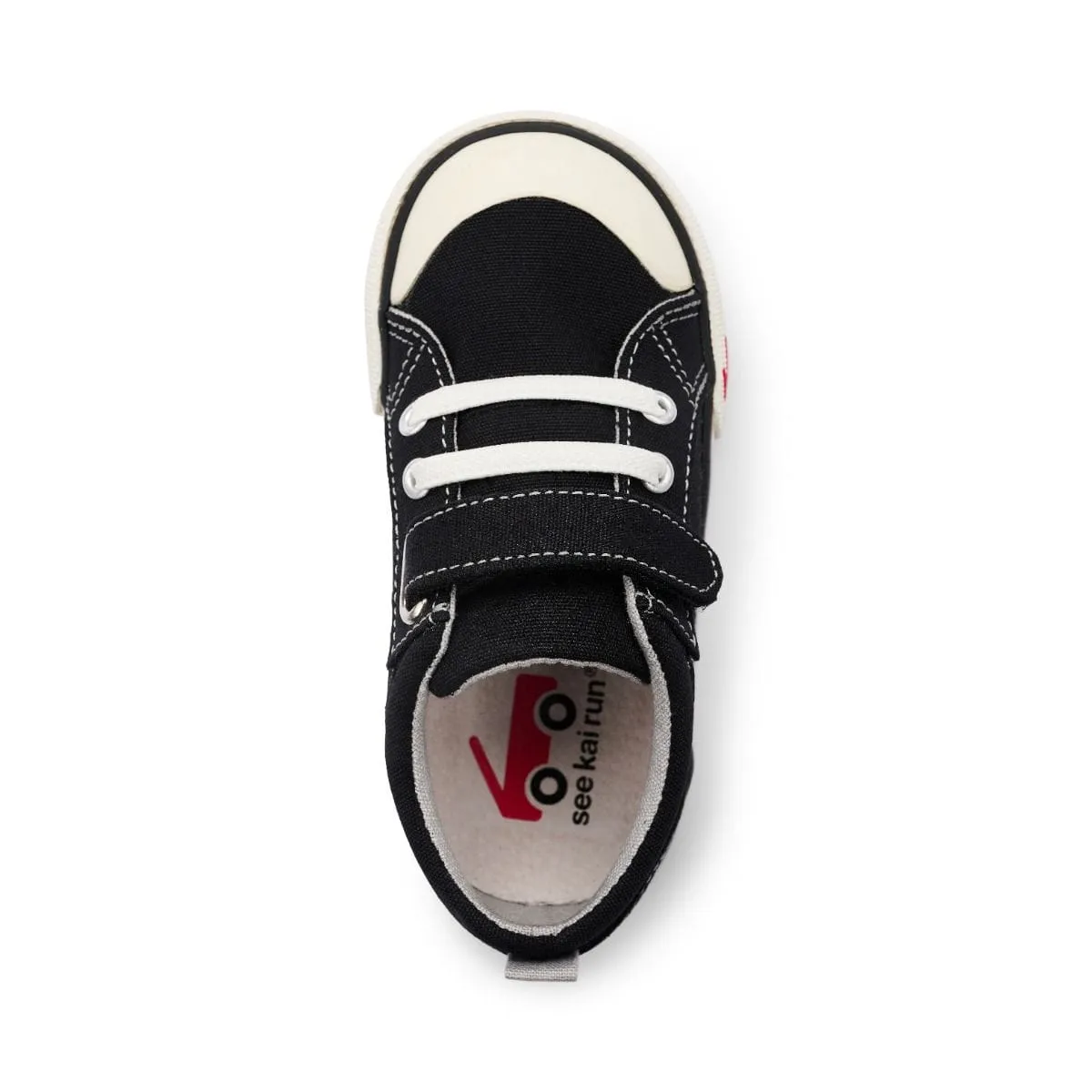 See Kai Run Boy's Sneakers Tanner - Black Canvas