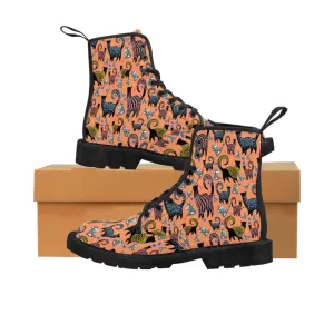 Snobby Cocktails Women's Canvas Boots