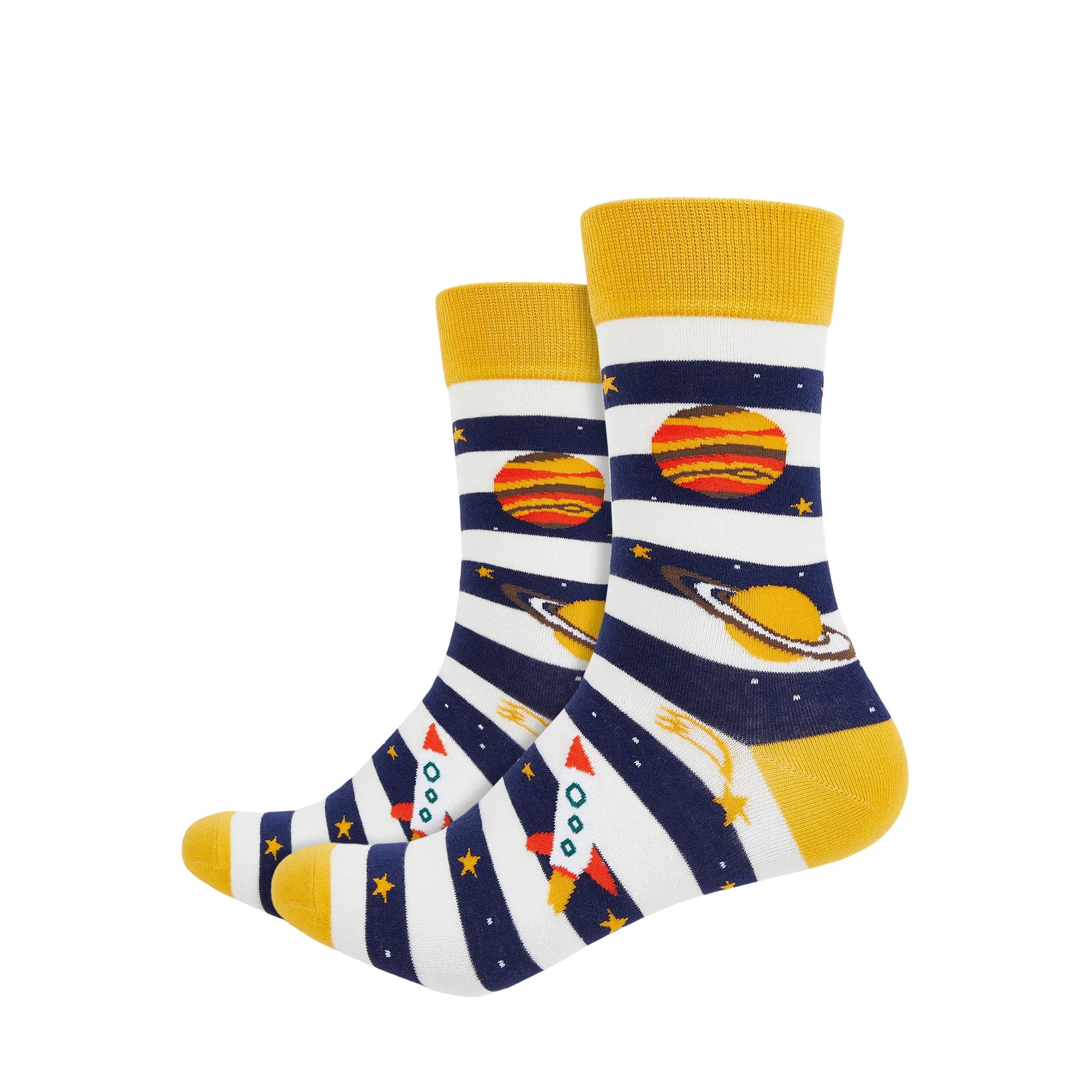 The Great Conjunction Printed Crew Length Socks