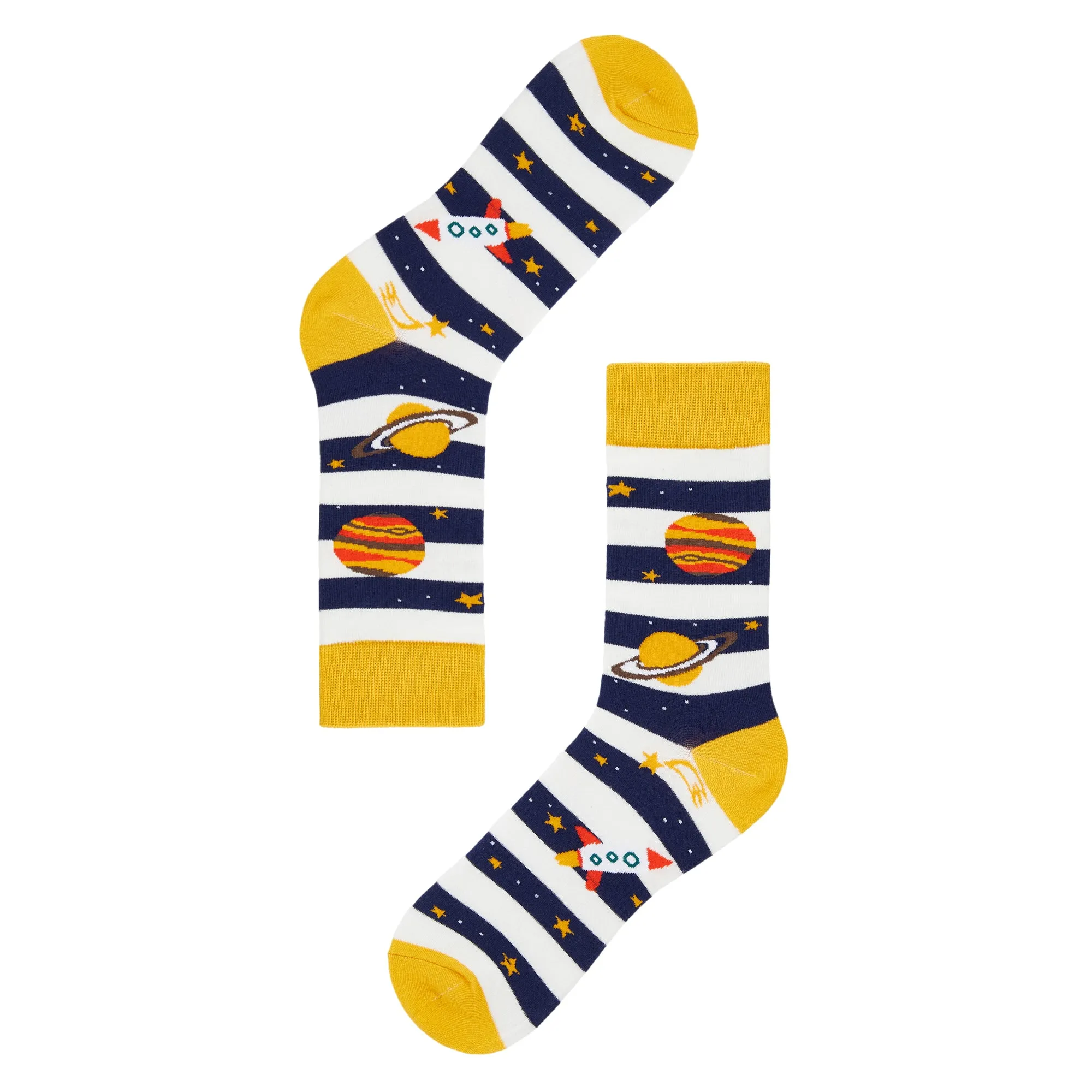 The Great Conjunction Printed Crew Length Socks