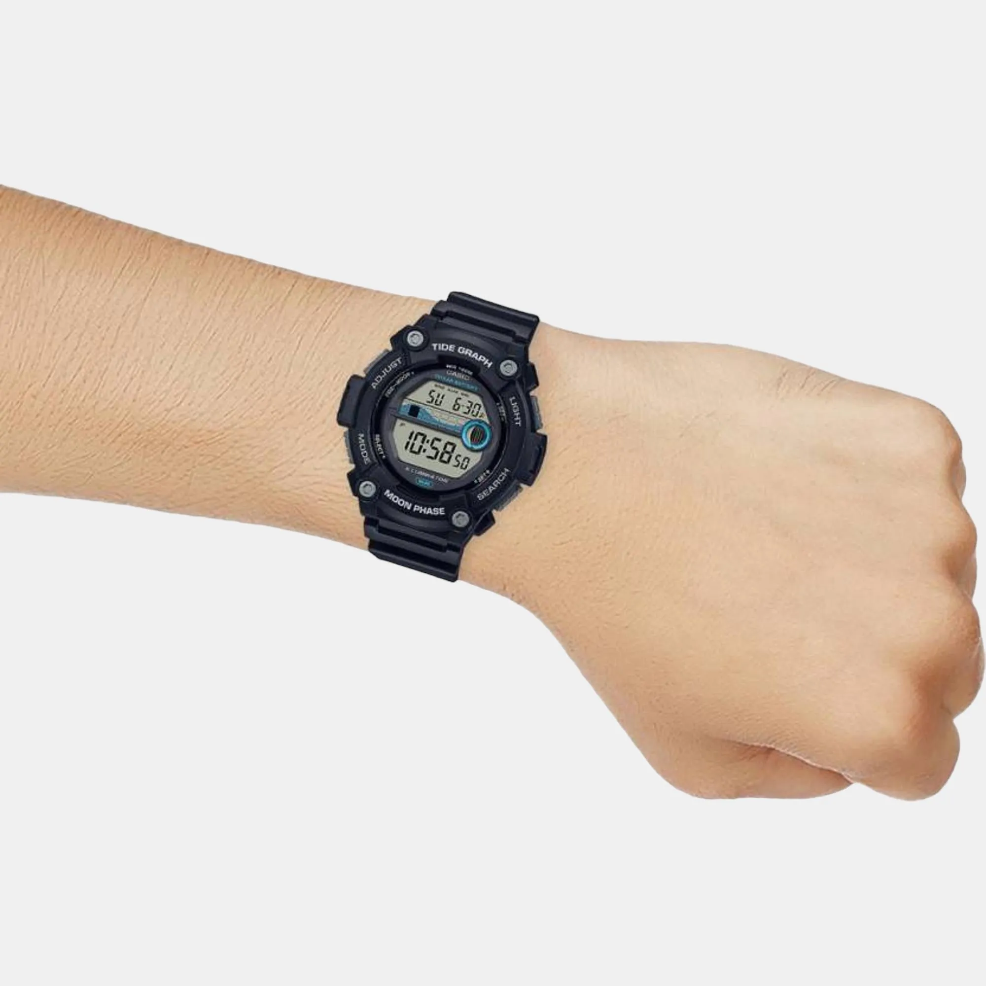 Unisex Digital Resin Watch D251 - WS-1300H-1AVDF