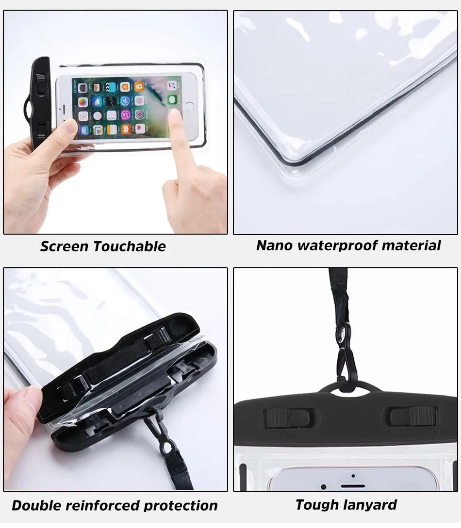 Universal Waterproof Phone Dry Bag - 6 inch