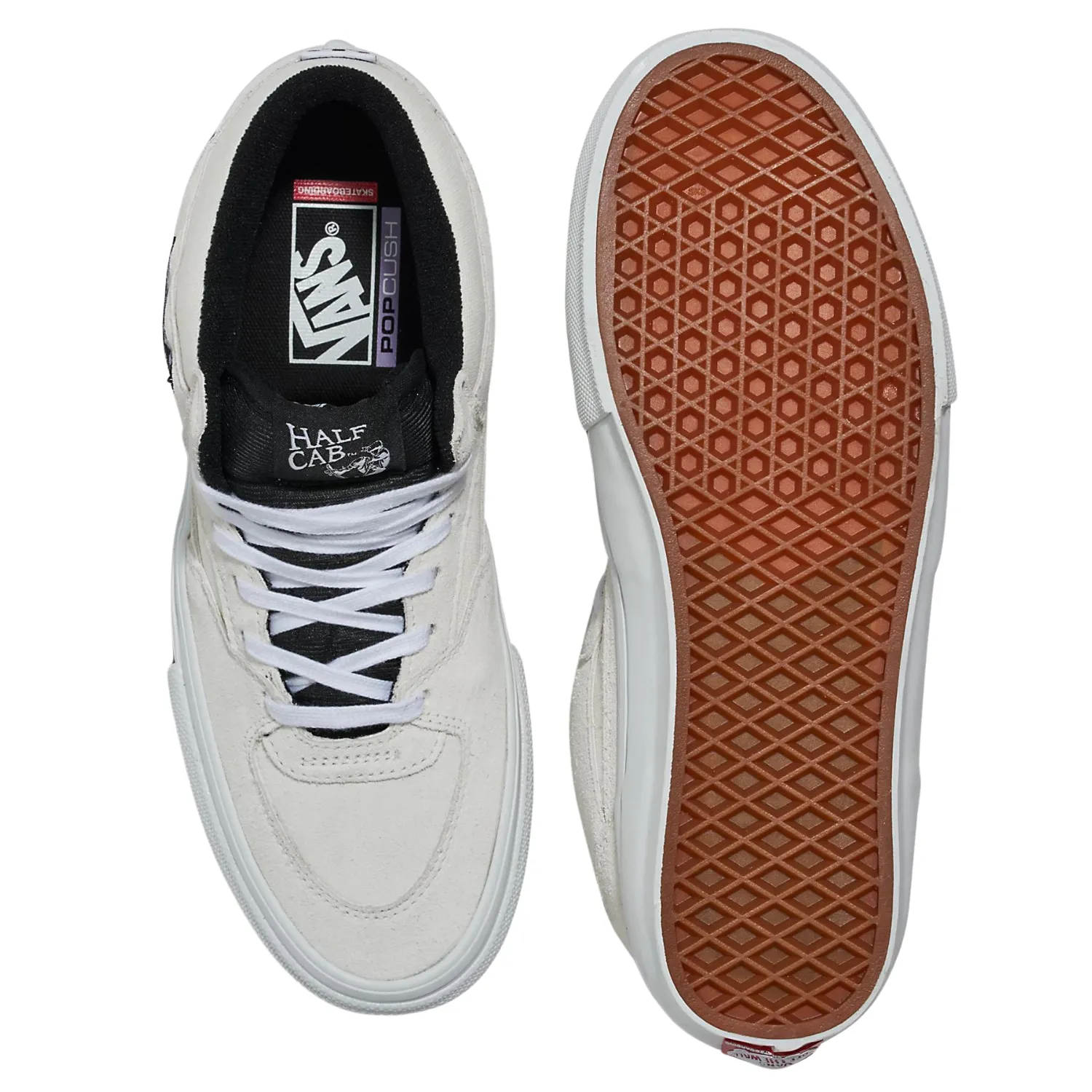 Vans Skate Half Cab White/Black - Men's