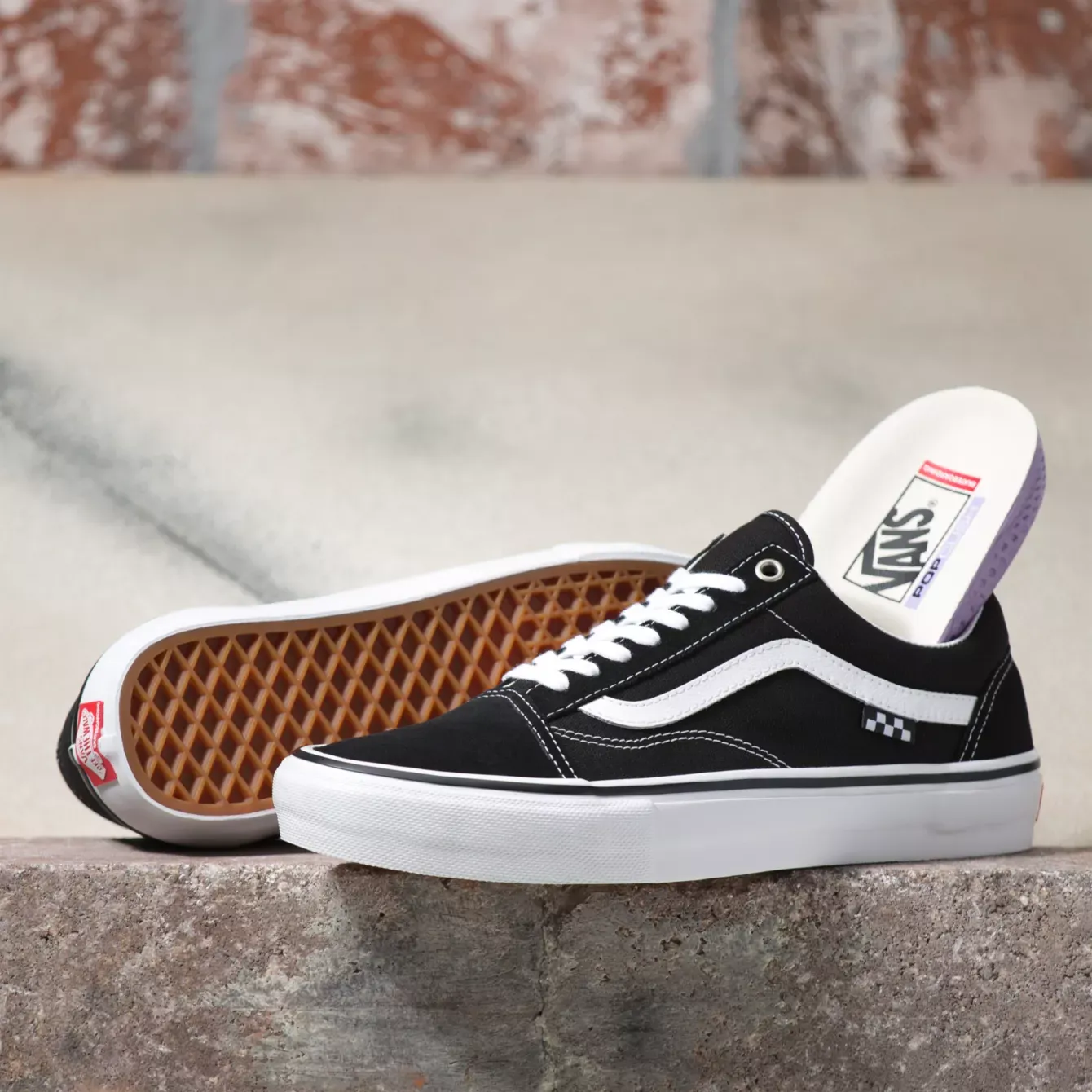 Vans Skate Old Skool Shoe - Black/White