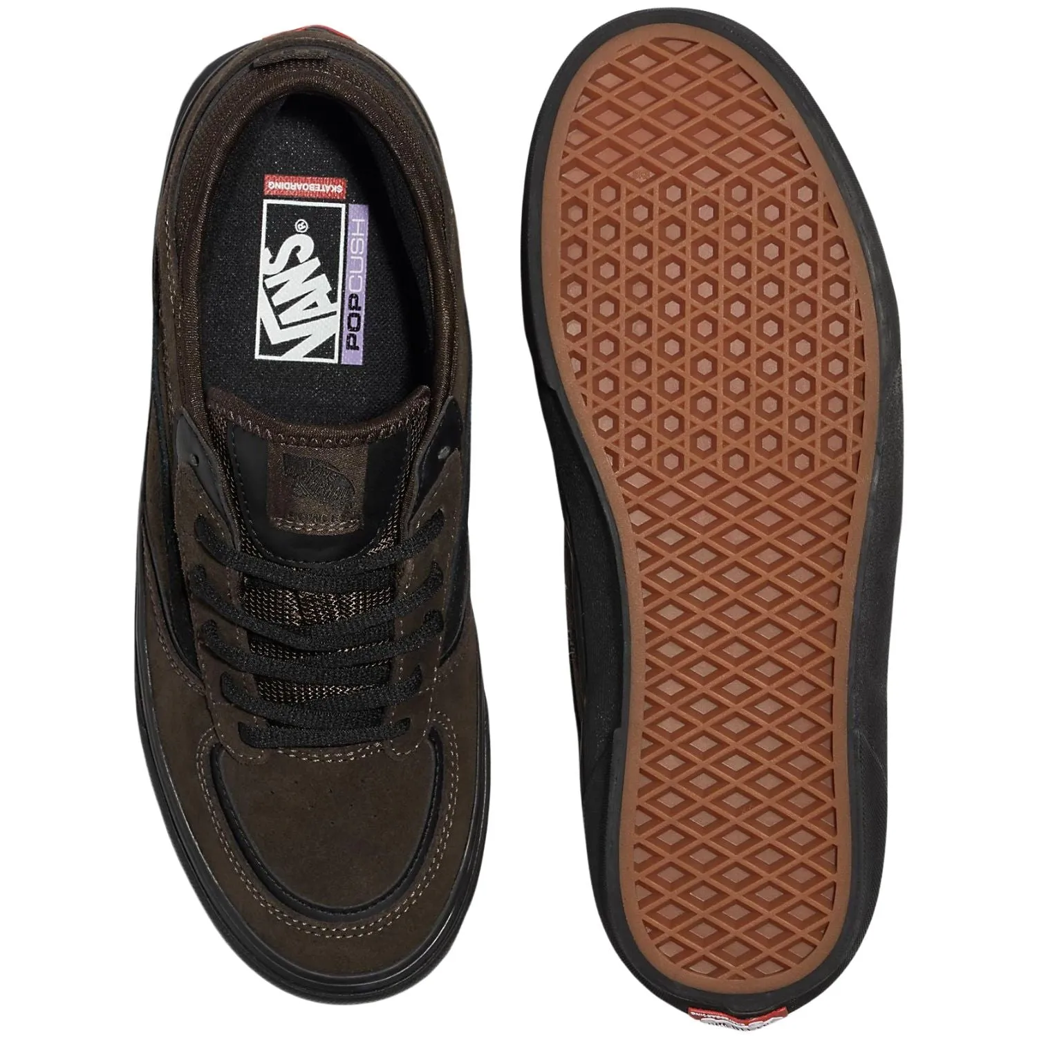 Vans Skate Rowley Chocolate/Black Shoes - Men's