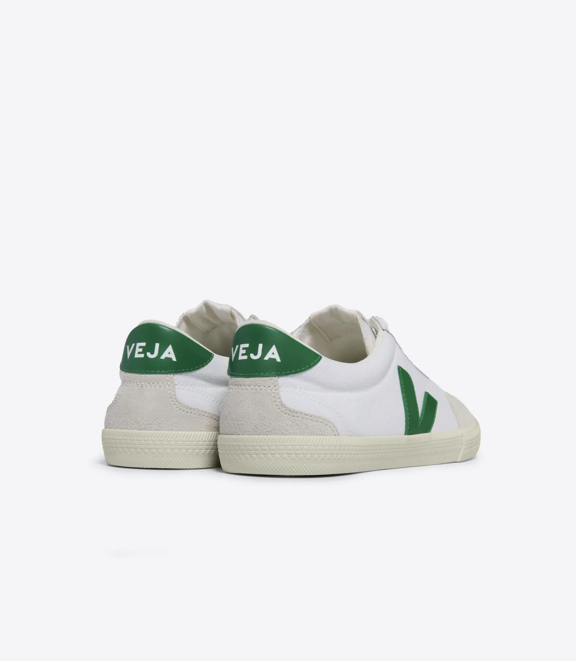 Veja VOLLEY CANVAS WHITE EMERAUDE