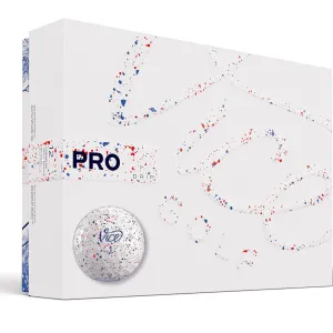 Vice Golf Pro Red & Blue Drip Golf Balls - 1 Dozen