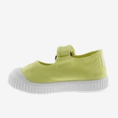 Victoria Girl's Mary Jane Sneakers, Limon