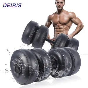 Water-Filled Dumbbells Travel Adjustable Dumbbell Set