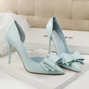 Wedding Bow High Heels