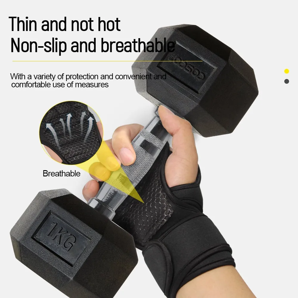 Workout Gloves Wrist Wraps for Men and Women