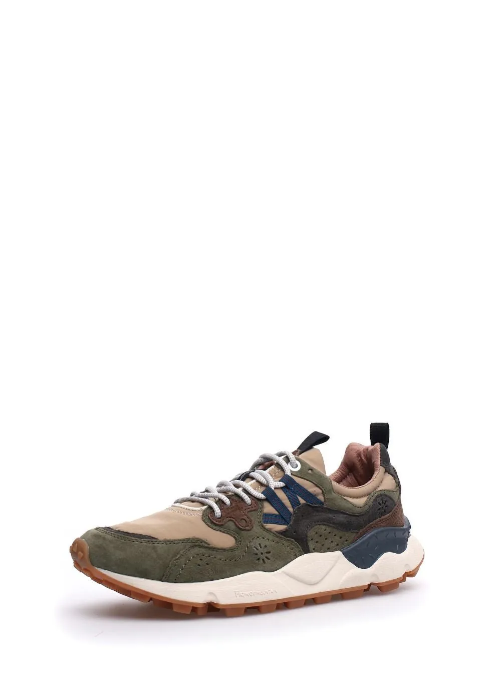 YAMANO 3 | Suede & Nylon Sneaker | Military Beige