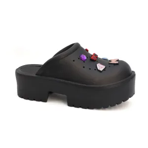 YOKI KLARAH-07 Women's slide platform Clog Sandals w/pins